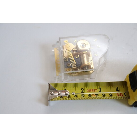 Vintage Sankyo Japan Lucite & Gold Piano Music Box US Patented Memories‎ “ Cats” - Picture 4 of 5